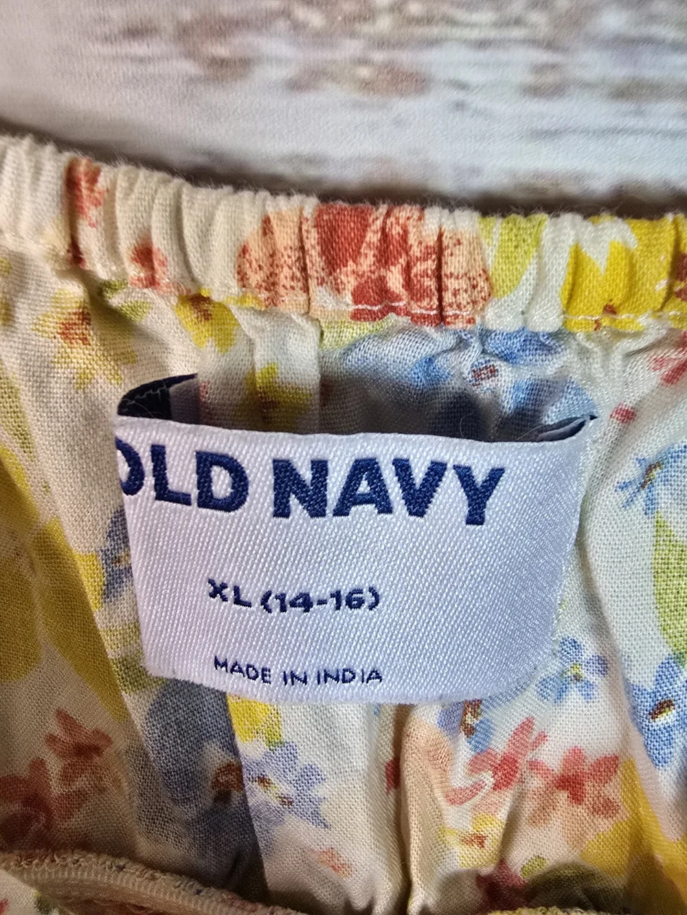 Old Navy Girls XL 14-16 Floral Tiered Sundress Sleeveless Cottagecore